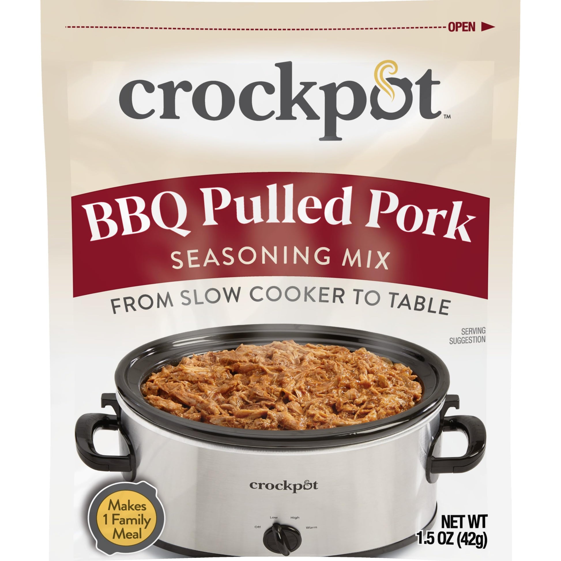 Crock-Pot BBQ Pulled Pork Seasoning Mix, 1.5 Ounce