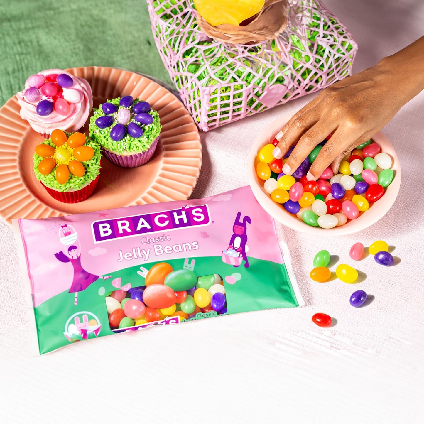 Brach Assored Classic Jelly Beans 2 Pack - Fruity Flavored Jellybeans For Parties, Candy Buffet, Snacks And Treats - 9Oz Bags