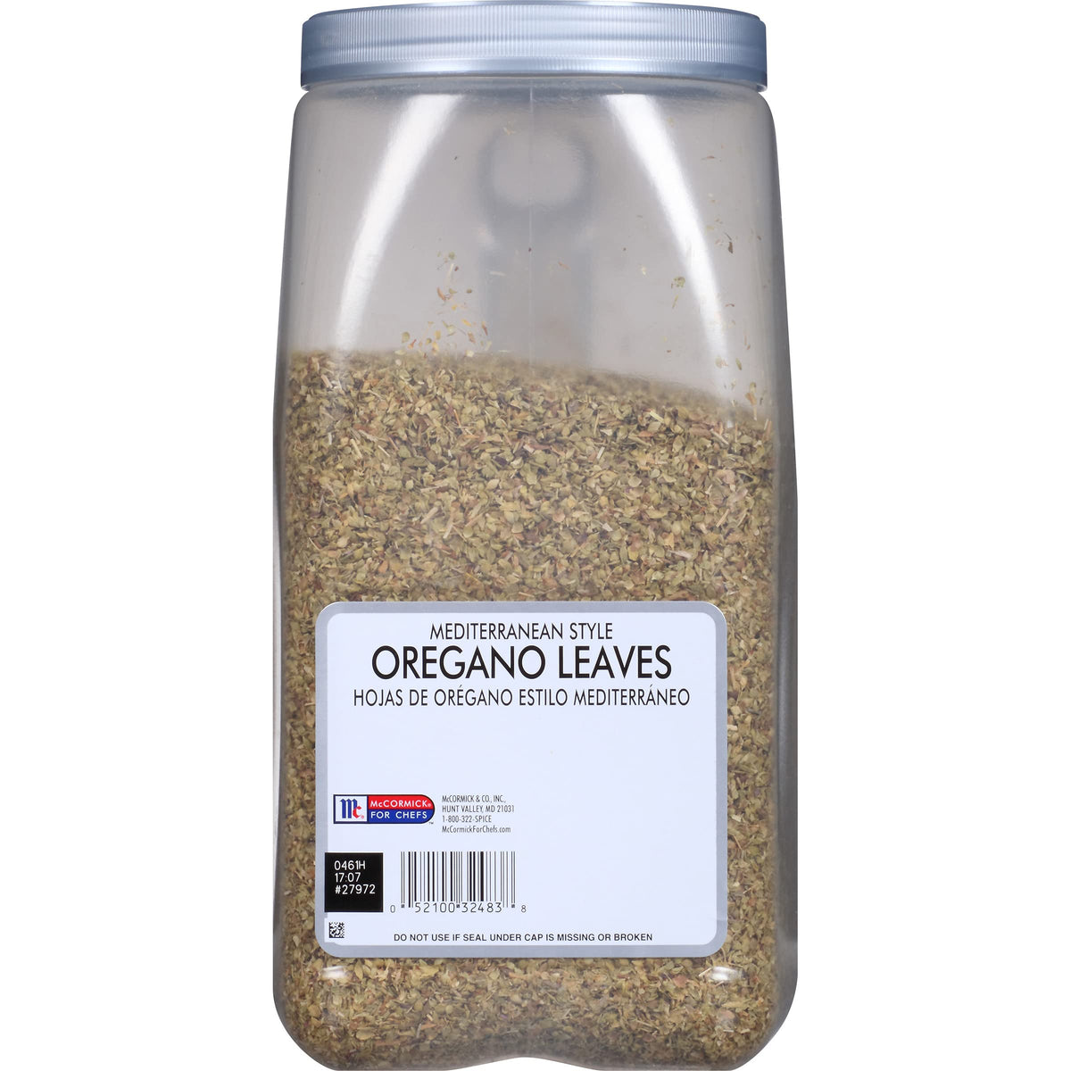 Mccormick Culinary Mediterranean Style Oregano Leaves, 1.5 Lb - One 1.5 Pound Container Of Dried Oregano Leaves, Best On Pizza, Soup, Greek Salads, Grilled Chicken And More