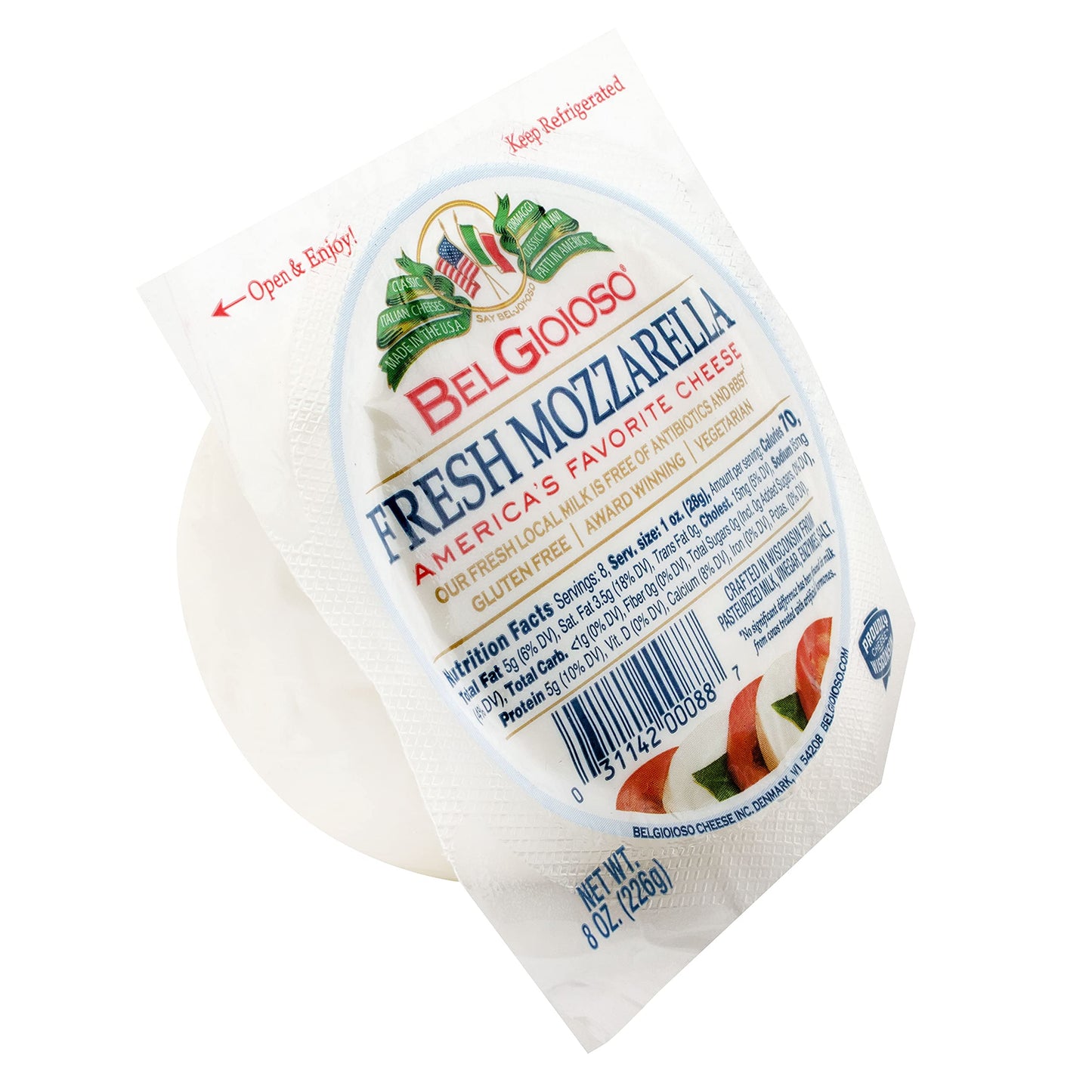 BelGioioso, Fresh Mozzarella, Ball, 8 oz