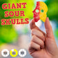 Swedish Candy Bubs Mix - 1 Pound Bag With 6 Flavor Variety, Sweet & Sour Skulls, Ovals & Tutti Frutti Rombs