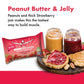 Bonk Breaker Plant Based Protein Bars, Gluten Free, Dairy Free, 13G Protein, Peanut Butter And Jelly Flavor, 62G Bar (12 Pack)