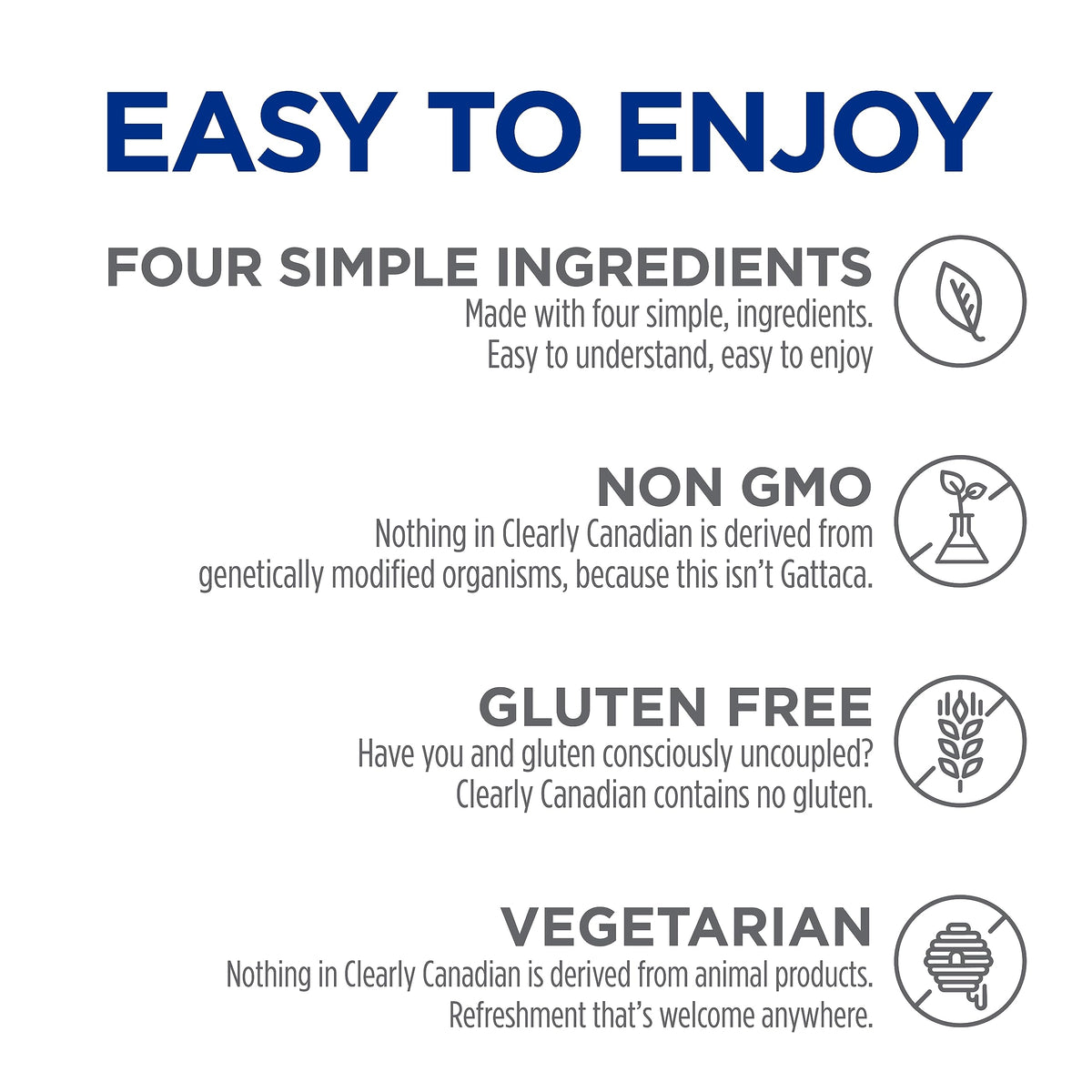 Clearly Canadian Zero Sugar Forest Blackberry Sparkling Water Beverage, Zero Sugar & Zero Calories, Diet Soda Alternative, 12 Fl