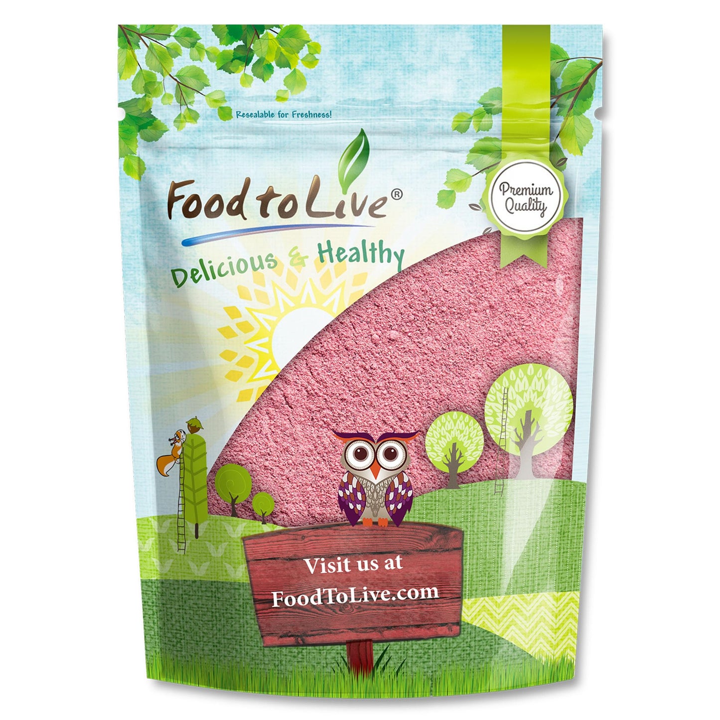 Food to Live Pomegranate Powder, 8 Ounces - 100% Natural Antioxidant, Rich Superfood for Smoothies, Baking and Juice, with real 