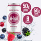 Hiball Clean Energy Drink - Wild Berry - Zero Sugar, 16 Fl Oz (8-Pack) - 160mg Organic Caffeine, 50mg Ginseng, 50mg Guarana