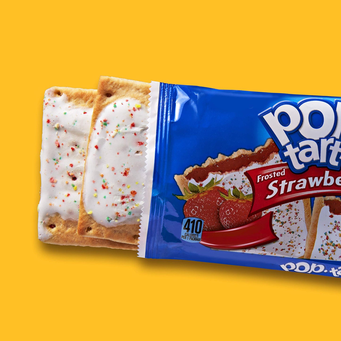 Pop-Tarts Toaster Pastries, Made With Whole Grain, School Lunch, Frosted Strawberry (120 Pop-Tarts)