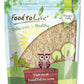Food to Live California Unblanched Almond Flour, 1 Pound - Natural Meal, Finely Milled with Skin On, Raw Kosher Vegan Keto Paleo