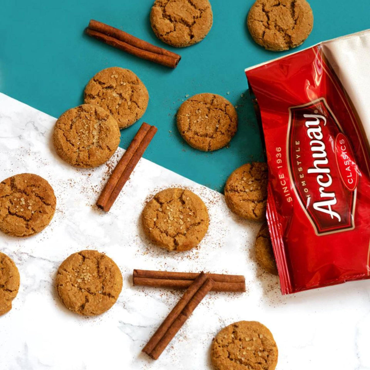 Archway Cookies, Crispy Gingersnaps Cookies, 12 Ounce (Pack of 2)