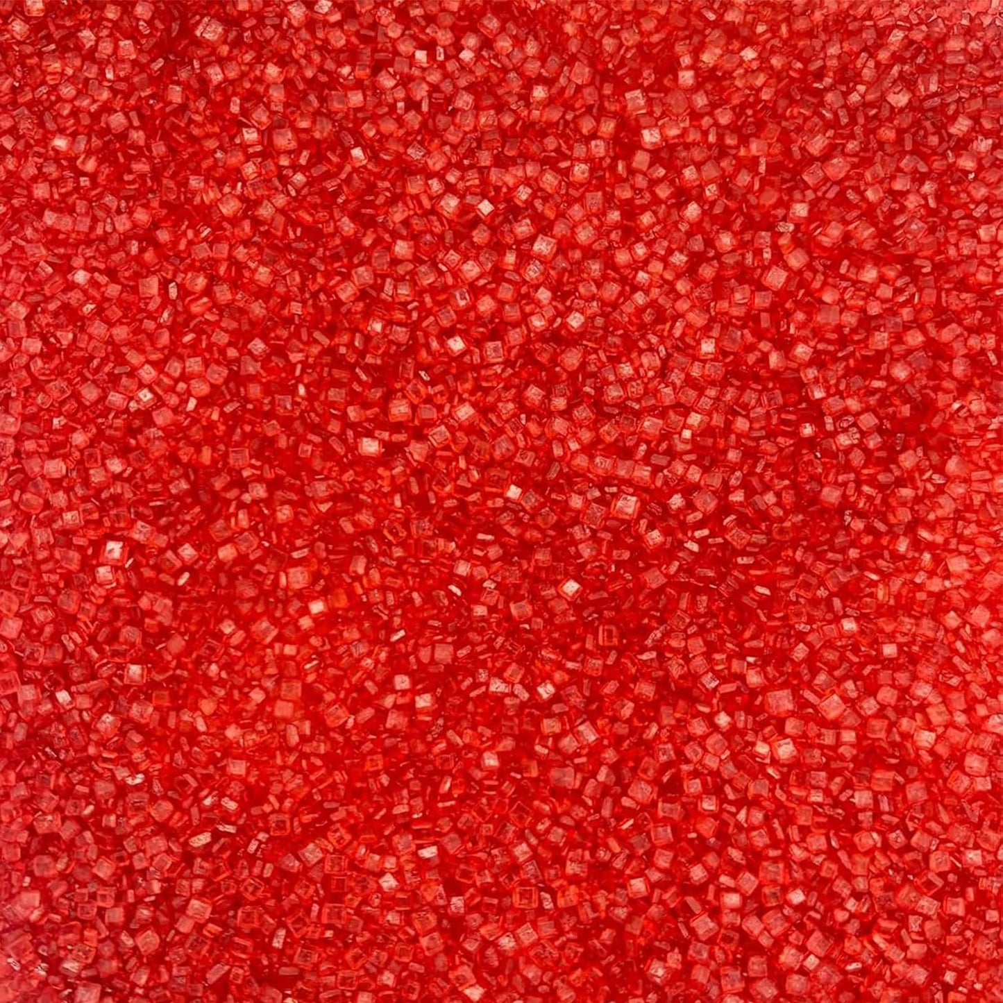 Red Sanding Sugar Sprinkles, 4.6 oz Edible Sparkling Sugar Crystals for Baking Topping, Cupcakes, Cookies, Ice Cream & Cake Deco