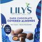 Lilys Sweets, Dark Chocolate Covered Almonds, 3.5 Ounce