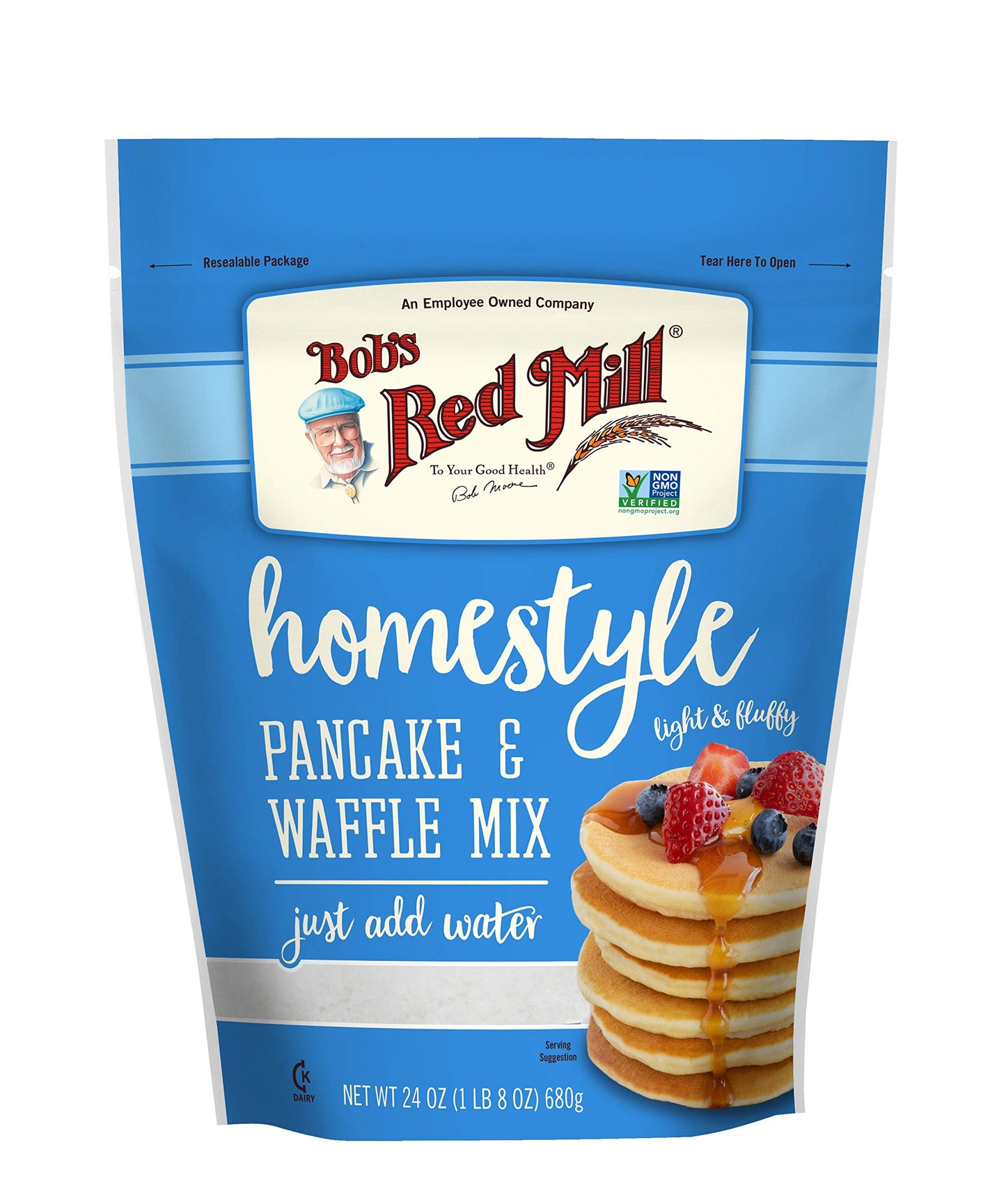 Bobs Red Mill Homestyle Pancake Mix, 24-ounce