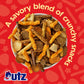 Utz Pub Mix, 42 Oz. Barrel, Savory Snack Mix With A Blend Of Crunchy Flavors For A Tasty Party Snack, Resealable Container, Tran