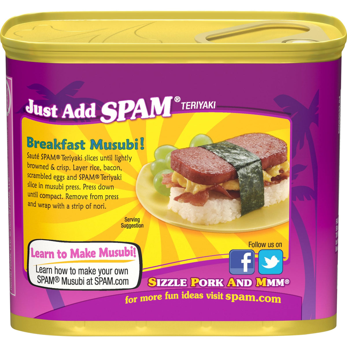 SPAM Teriyaki - 12 Ounce Can, Pack of 12, Model 15305