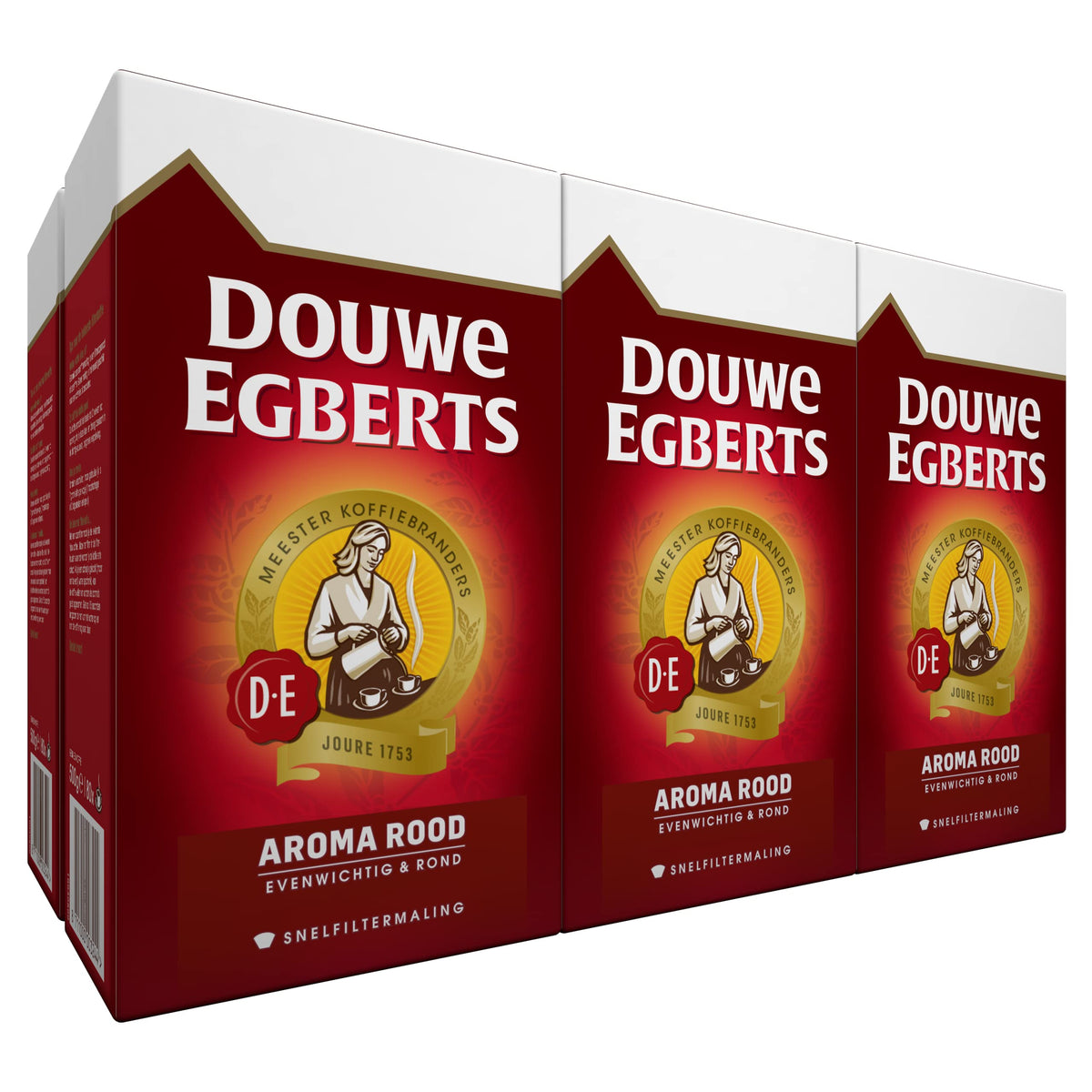 Douwe Egberts Aroma Rood Ground Coffee, 17.64 Ounce, Pack Of 2