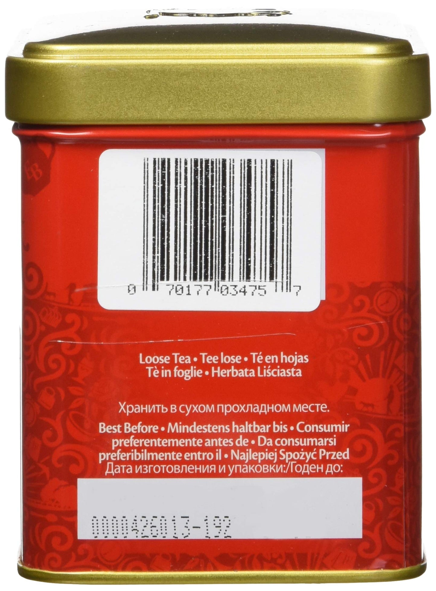 Twinings English Breakfast Loose Tea, Robust Black Tea Leaves, 3.53 Ounce Tin, Caffeinated, Smooth Flavor, Pack of 1