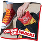 Cheez-It Snapd Cheese Cracker Chips, Thin Crisps, Lunch Snacks, Double Cheese, 9oz Bag (12 Packs)