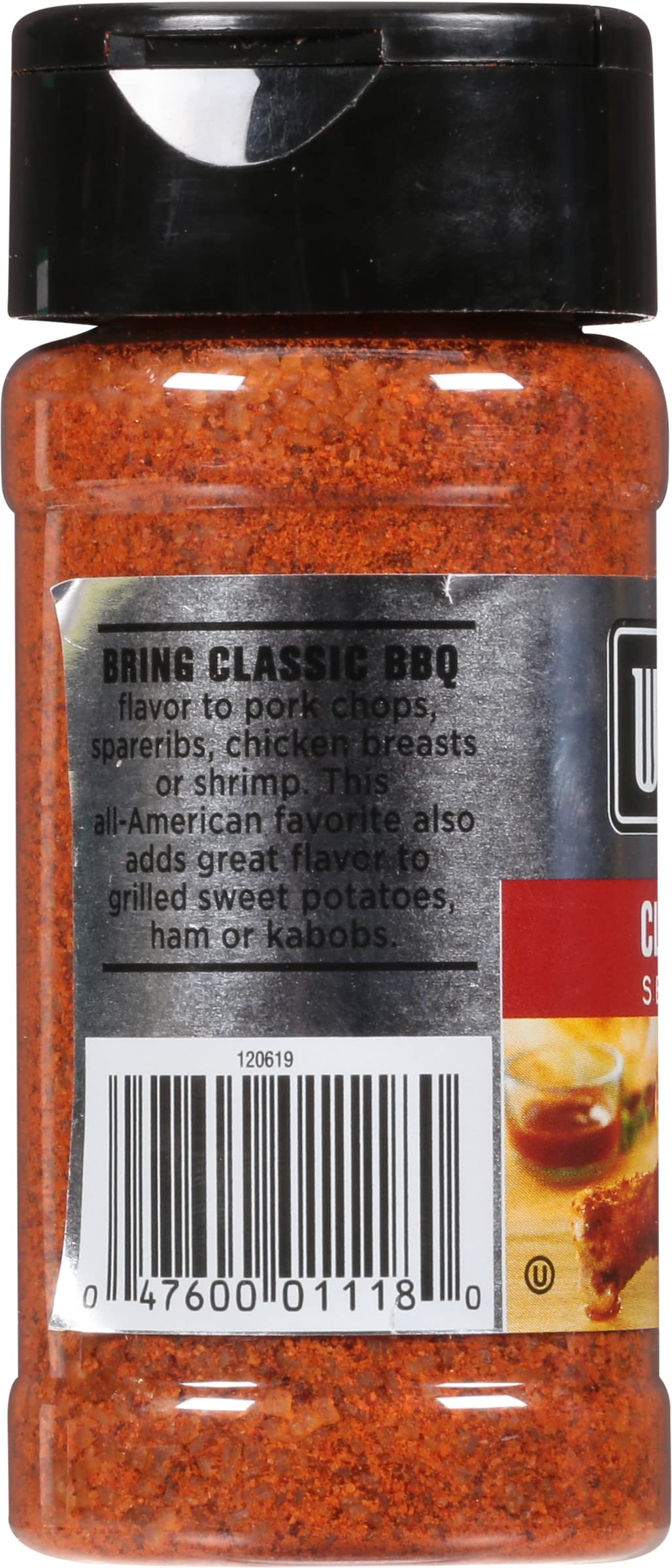 Weber Classic Bbq Seasoning, 3.25 Ounce Shaker