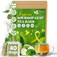 FRESHDRINKUS Soursop Graviola Leaf Tea Bags, 100% Natural, Handmade, 40 Bags, Caffeine/Sugar/Gluten Free