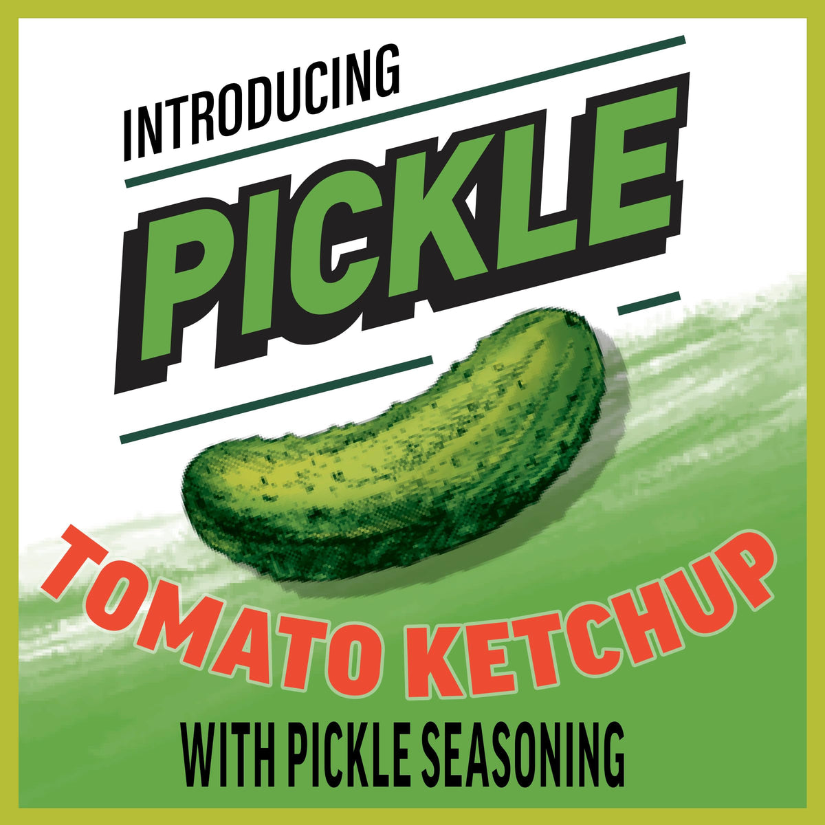 Heinz Tomato Ketchup With Pickle Seasoning, 13.5 Oz Bottle