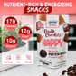Savage Snacks Happy Double Chocolate Whole Food Prebiotic 10G Protein Balls & Bites - Convenient On-The-Go Tasty Protein Snacks - High-Protein, Gluten-Free, Grain-Free & Flavored By Nature