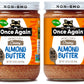 Once Again 2PK Natural Creamy Almond Butter, 16oz - No Stir - Salt Free, Unsweetened - Gluten Free Certified, Peanut Free, Vegan