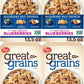 Post Great Grains Blueberry Morning Breakfast Cereal, Non Gmo Project Verified, Heart Healthy, Low Fat, Whole Grain Cereal 13.5 Ounce (Pack Of 4)