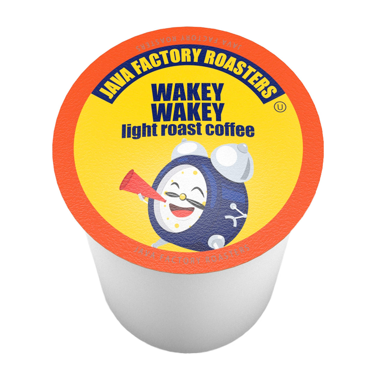 Java Factory Coffee Pods Light Roast 40 Count Compatible with K Cup malt-inspired, Model JFR WW40, Color Wakey Wakey