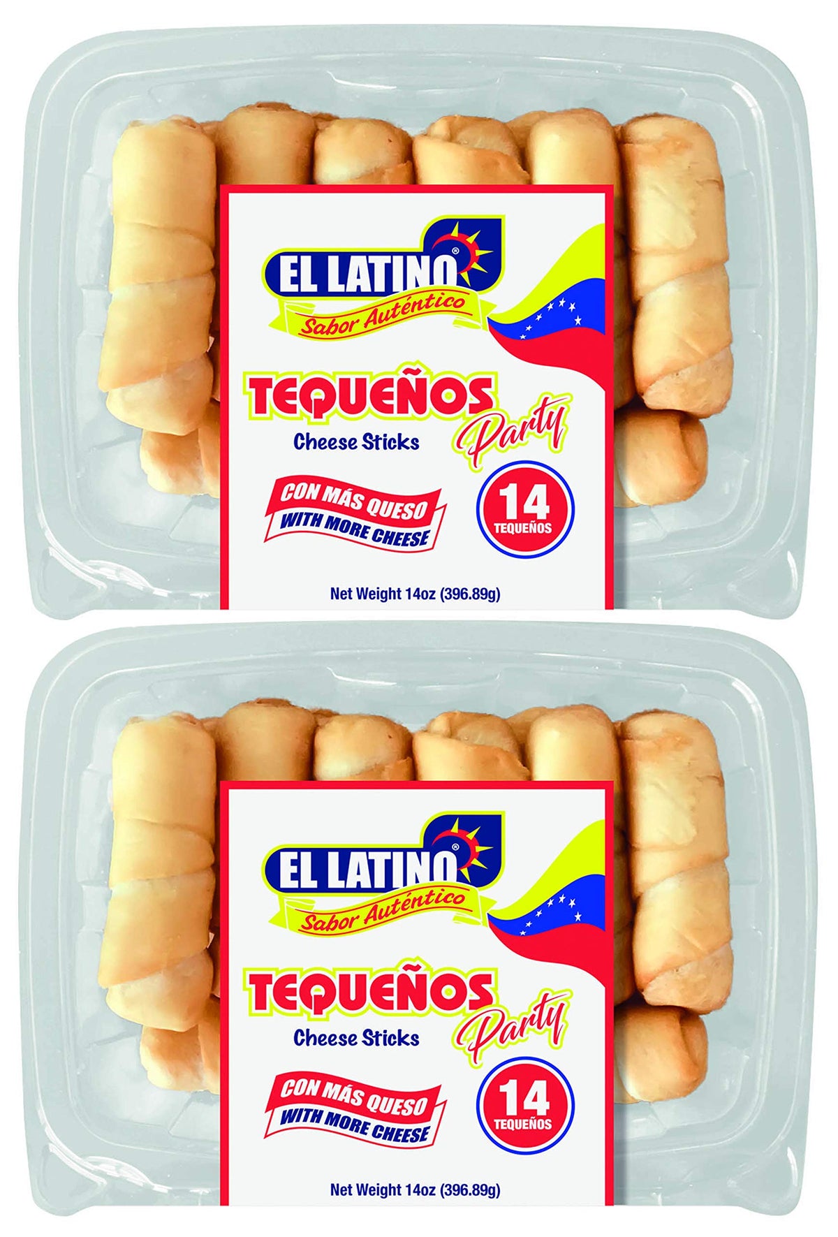 El Latino Tequenos, prefried and ready to eat. (Pack of 28)