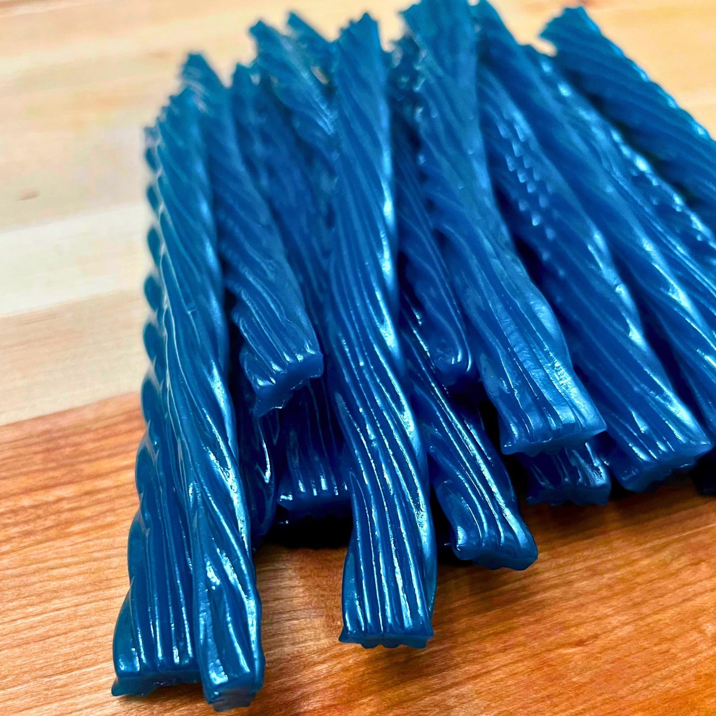 RunninWild Blue Raspberry Licorice Candy - 3 lb (Set of 3 bags), Black/Blue