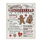 Stupell Industries Homemade Gingerbread Cookies Holiday Cooking Instructions, Designed by Anne Tavoletti Canvas Wall Art, 36 x 4