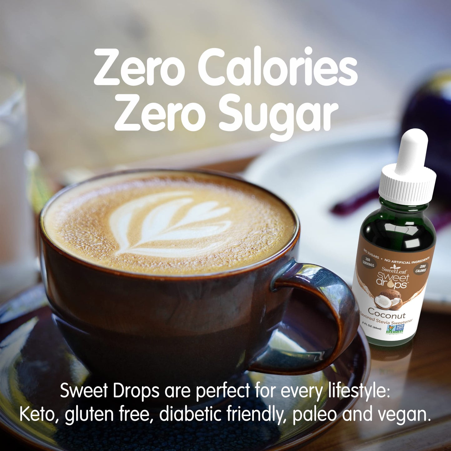 Sweet Leaf Liquid Stevia Coconut 2 Oz