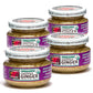 Emperor's Kitchen Organic Chopped Ginger 4.5 OZ Glass Jar (Pack of 4)