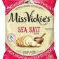 Kettle Cooked Potato Chips By Miss Vickie'S Value Pack Bundled By Superdeals | 1.375 Oz Bag | Sea Salt | Pack Of 16 With Mystery