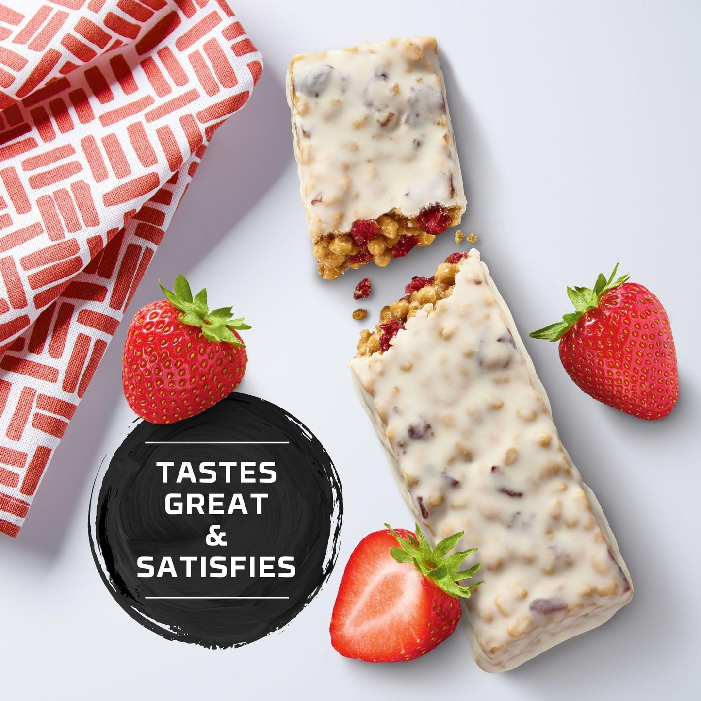 Kelloggs Special K Protein Bars, 12g Protein Snacks, Meal Replacement, Value Size, Strawberry, 19oz Box (12 Bars)