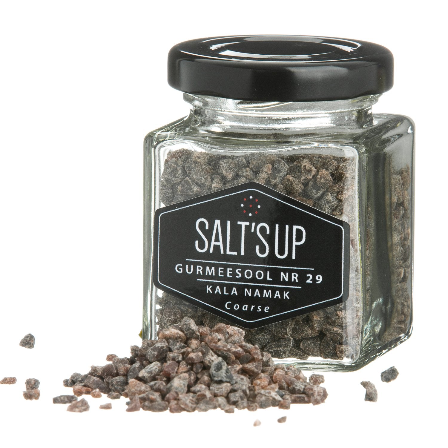 SaltsUp Kala Namak Coarse Salt - especially for vegan chefs - known as Indian black salt