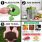 Itouchless Stainless Steel Compost Bin 16 Gallon Includes Absorbx Odor Filter System, Pest-Proof, Titanium Rust-Free Space-Effic
