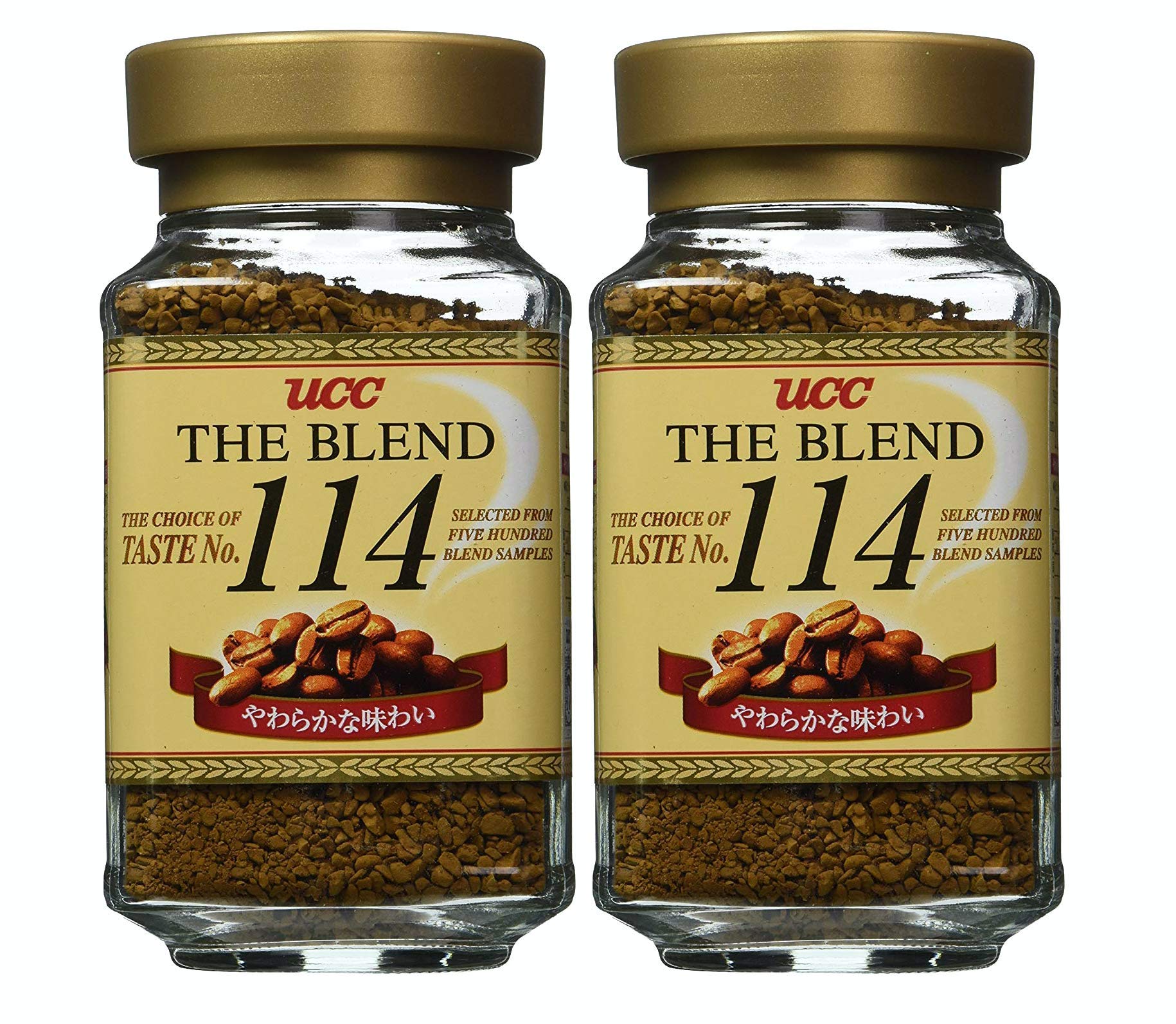 Ucc The Blend 114 Instant Coffee, Instant Black Coffee, Smooth Flavor, Imported From Japan, 3.17 Oz (90 G), Pack Of 2