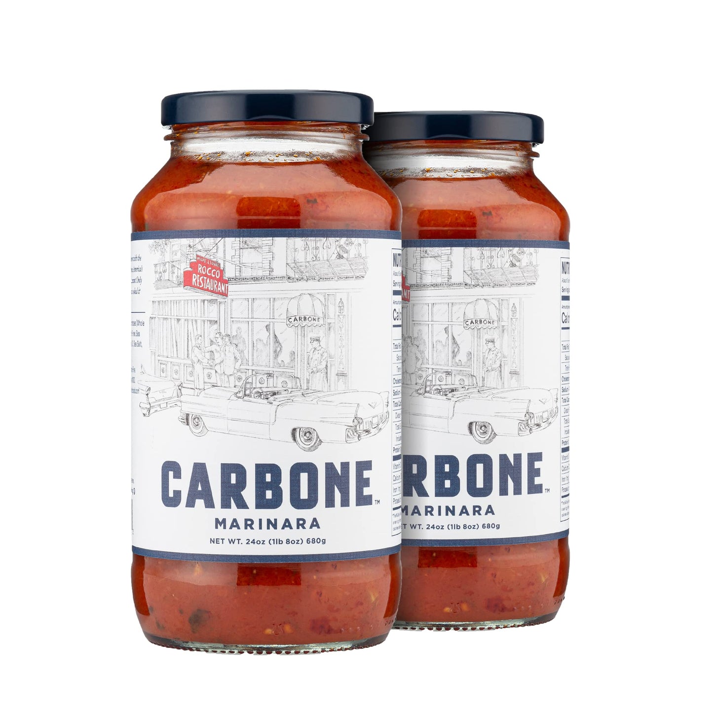 Carbone Marinara Pasta Sauce | Tomato Sauce Made with Fresh & All-Natural Ingredients | Non GMO, Vegan, Gluten Free, Low Carb, 2