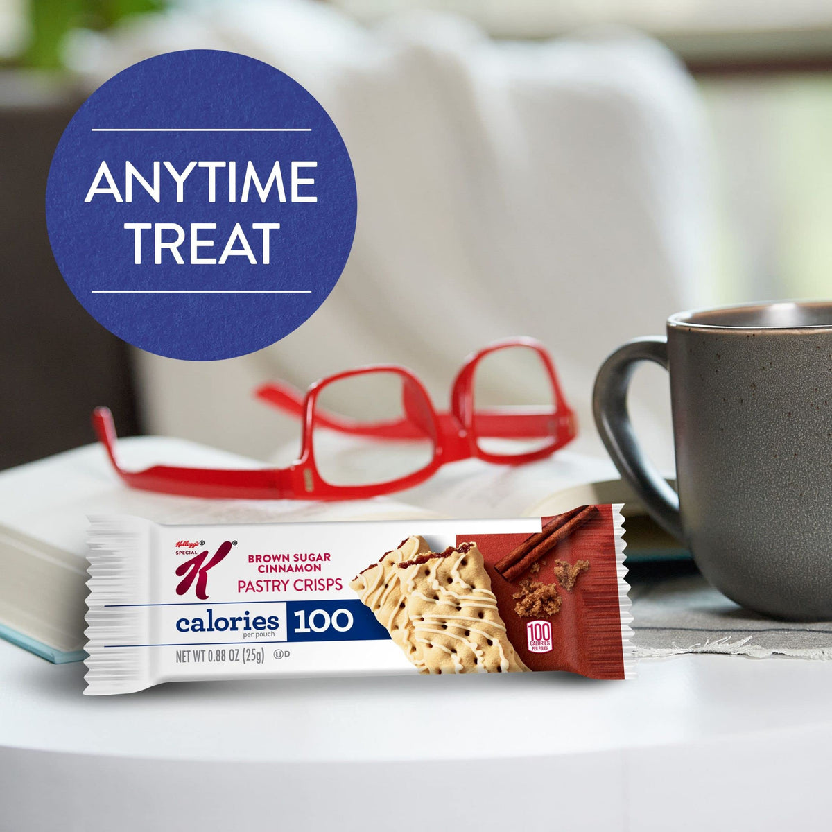 Special K Breakfast Bars, 100 Calorie Snacks, Brown Sugar Cinnamon, 12 Count (Pack of 8)