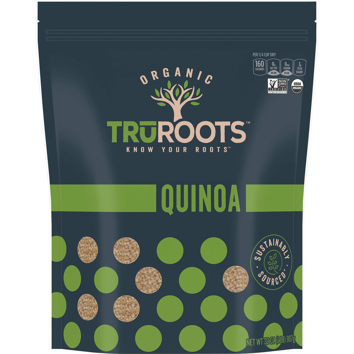 Truroots Organic Quinoa, 32 Ounces, Certified Usda Organic, Non-Gmo Project Verified