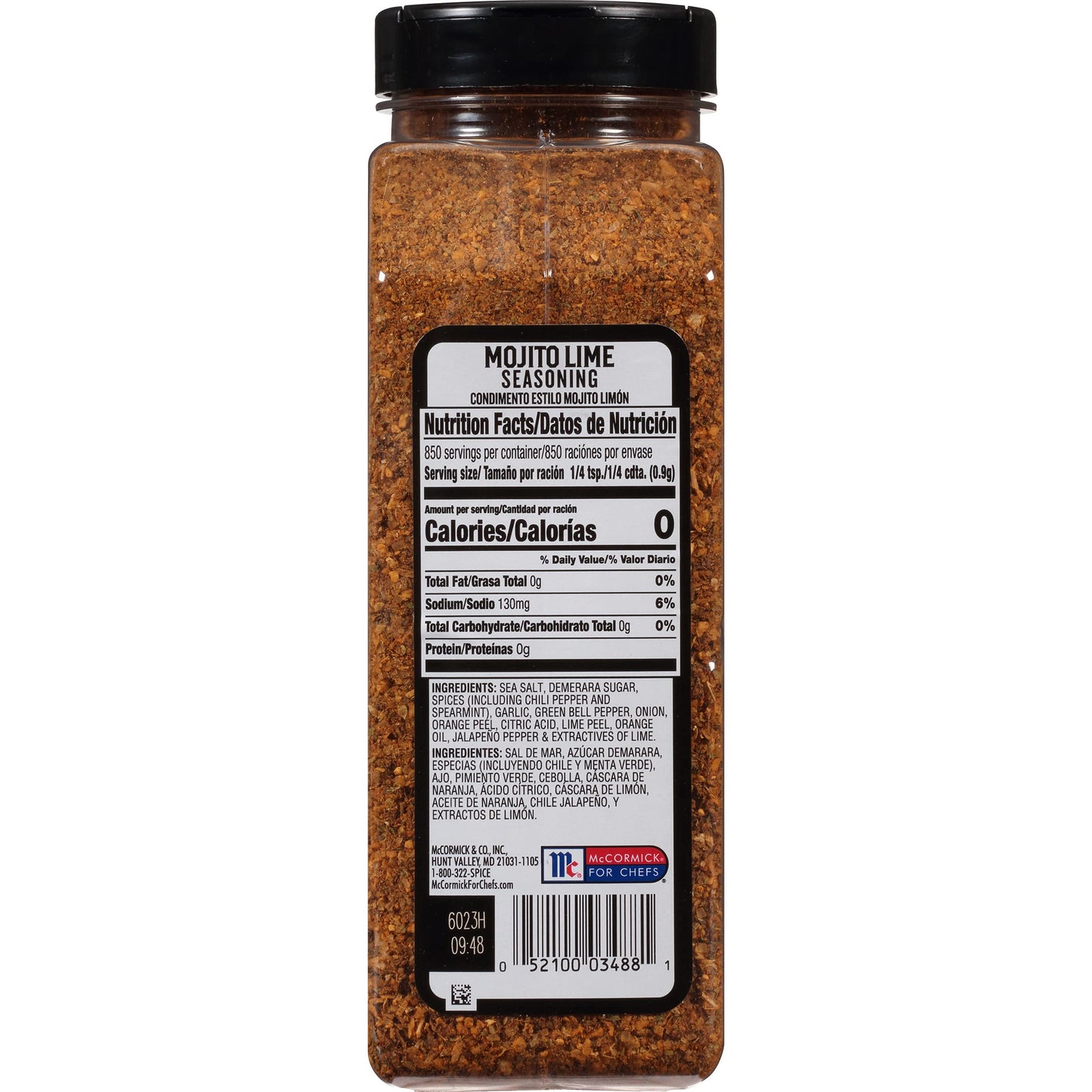 McCormick Grill Mates Mojito Lime Seasoning, 27 oz Container, Perfect for Tacos, Wings, and Chops