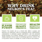 Nelsons Tea Raspberry Chocolate Truffle Loose Leaf Black Tea, Sample 0.5 Oz, Infused with Natural Flavors