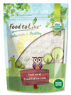 Food to Live Organic Shredded Coconut, 2.5 Pounds Non-GMO, Unsweetened Flakes, Desiccated, Medium Shreds, Kosher, Vegan, Bulk