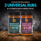 Classic S Of Enhanced Bbq Seasonings - Holy Cow, Angel’S Wings, Smoky Pig, Ultimate Rub Bbq Rubs | Pack Of 4 | 100% Natural | Great Foodie Gift