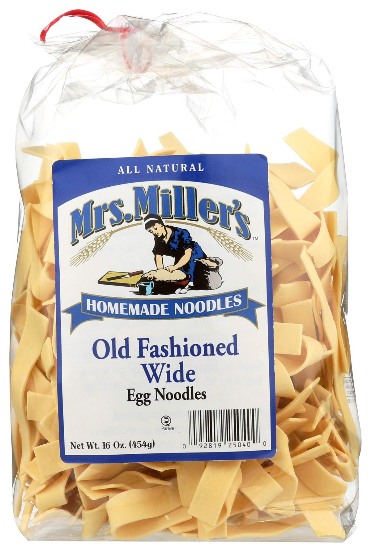 Mrs. Miller's Old Fashioned Wide Noodles, 16-Ounce (Pack of 6)