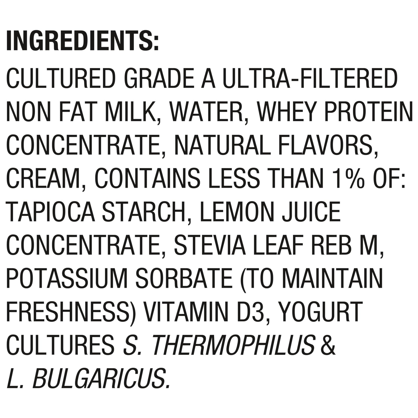 Oikos Pro Vanilla Yogurt-Cultured Ultra-Filtered Milk Product, 20 Grams of Protein, 0g Added Sugar, Just Delicious High Protein