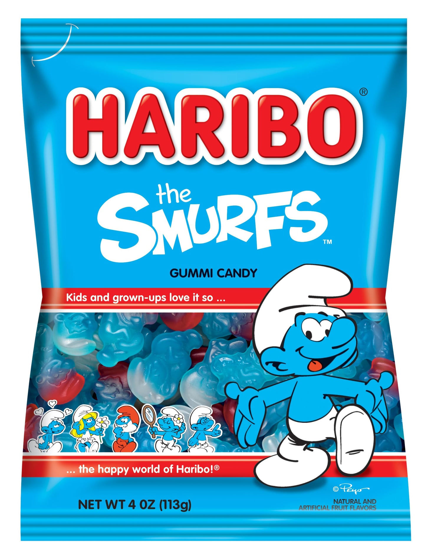 The Smurfs, 4Oz Gummy Bag (3 Pack)