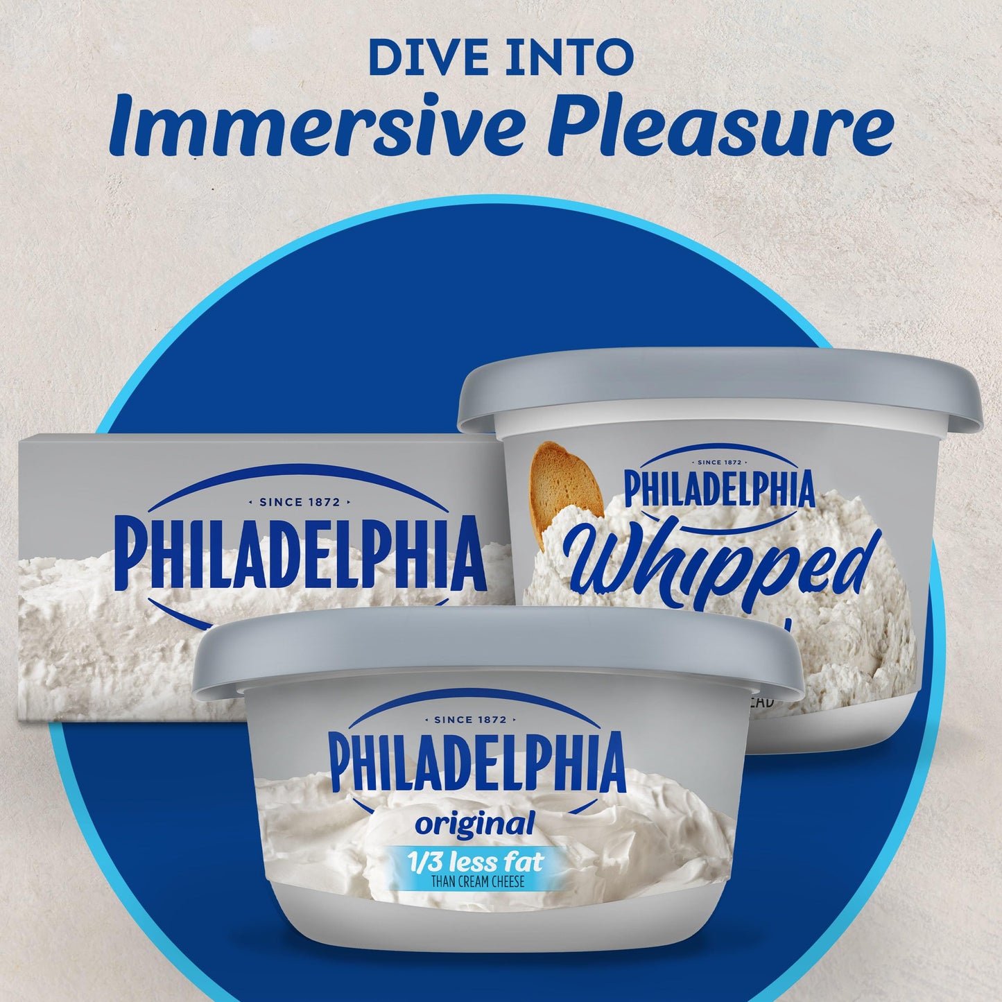 Philadelphia Reduced Fat Cream Cheese Spread, 8 oz Tub