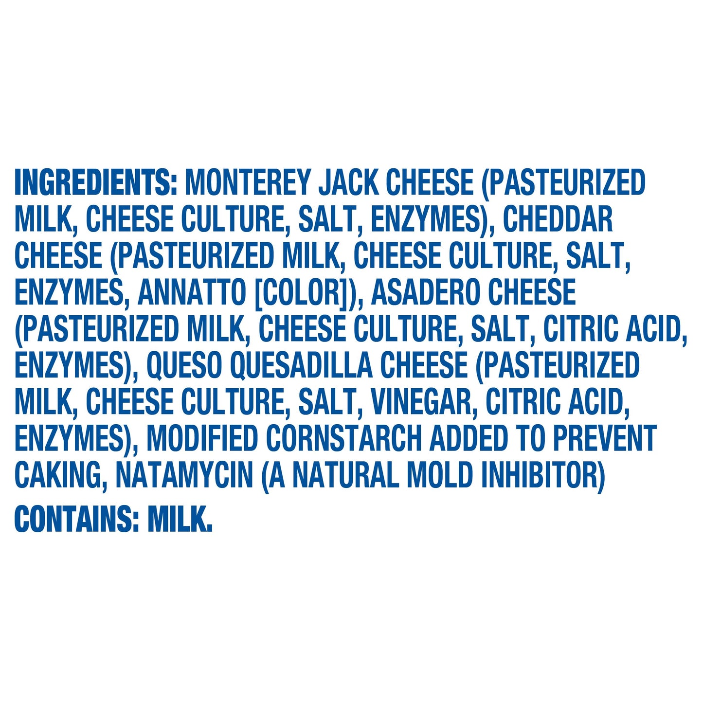 Kraft Natural Shredded Mexican Style Four Cheese (8 oz Bag)
