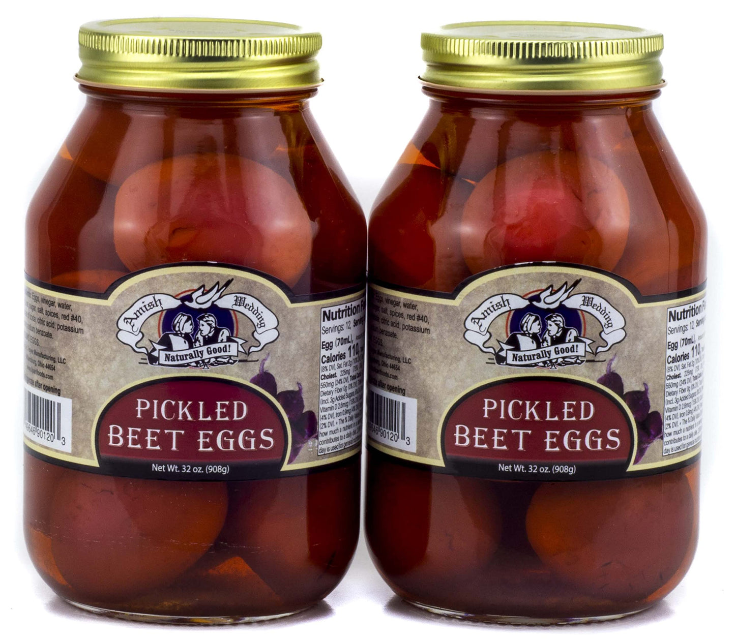 Amish Wedding Pickled Beet Eggs 32Oz (Pack Of 2)